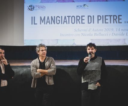 Nicola Bellucci e  Davide Longo presentano "Il mangiatore di pietre"